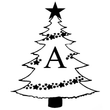 Christmas Tree Initial