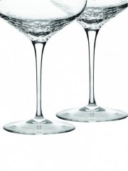 Wedgwood Vera Wang Sequin Crystal Champagne Saucer Pair
