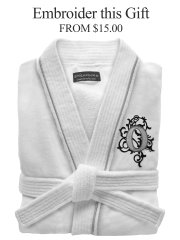 Cotton Velour Bathrobe