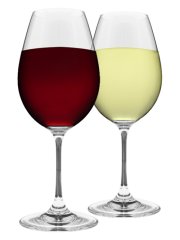 Pair of Crystal Wine Glasses, 430ml x 2