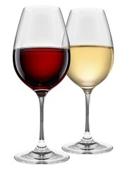 Pair of Crystal Wine Glasses, 430ml x 2