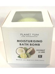 Planet Yum Coconut & Lime Bath Bomb 245g