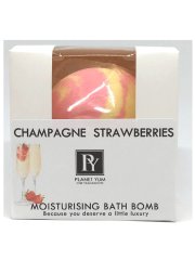 Planet Yum Champagne & Strawberries Bath Bomb 245g