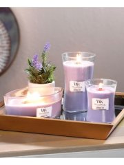 WoodWick Candle Lavender & Spa Medium 275g