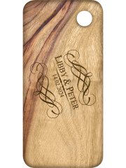 Laser Engraved Australian Hardwood Cutting Board 32cm x 16cm