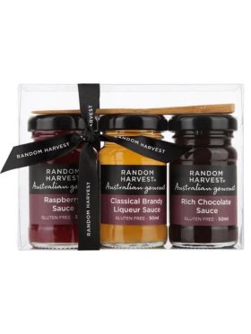 Random Harvest Mini Me Dessert Sauces Gift Pack, 3 x 50ml