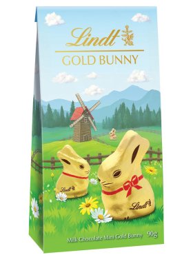 Lindt Mini Gold Bunny Pouch 90g