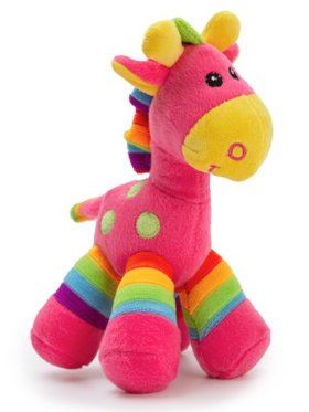 Giraffe Bright Stripes - Hot Pink