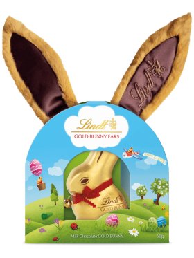 Lindt Plush Ears & Gold Bunny, 50g