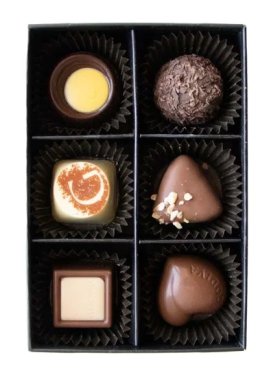 Godiva Chocolatiers Collection Gift Box, 6 Pieces, 65g